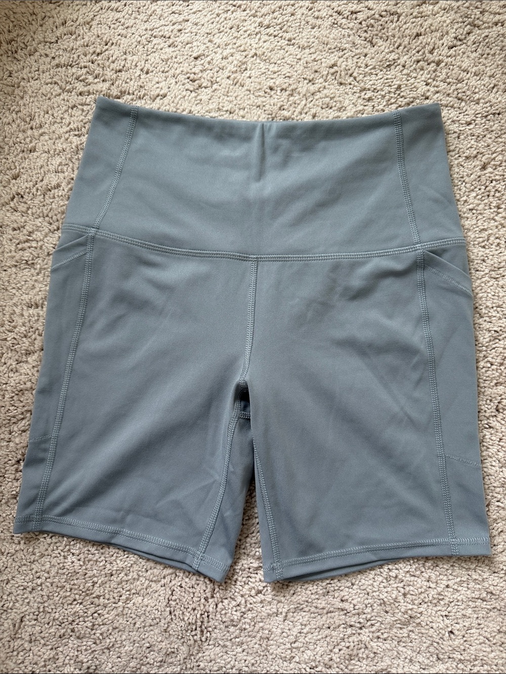 DSG High-Waist Bike Shorts in Slate Gray